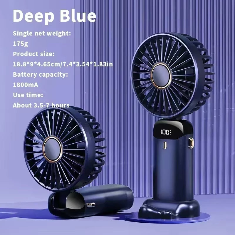 Electric Fan Portable Air Conditioner Mini Cooler Rechargeable Neck Fans for Home Free Shipping Hand Usb Conditioning Blades