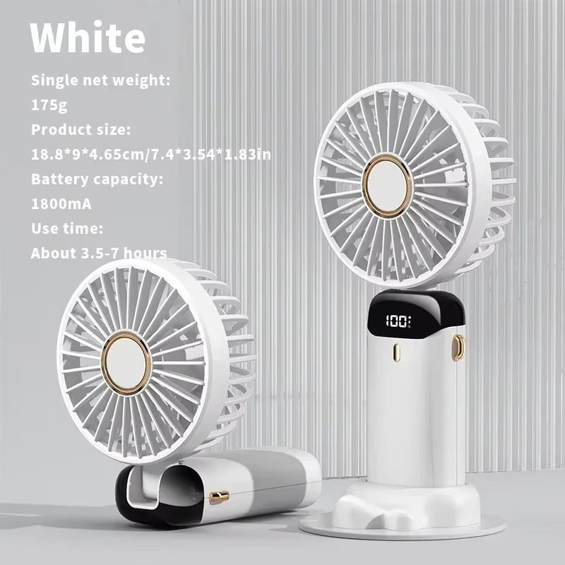 Electric Fan Portable Air Conditioner Mini Cooler Rechargeable Neck Fans for Home Free Shipping Hand Usb Conditioning Blades