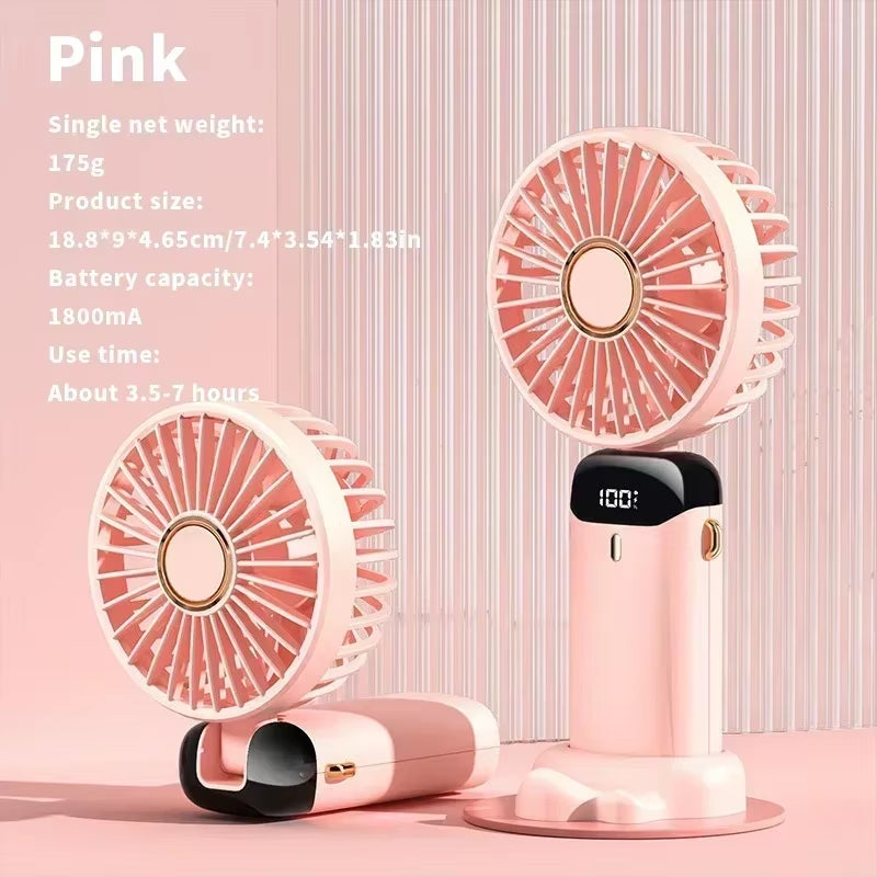 Electric Fan Portable Air Conditioner Mini Cooler Rechargeable Neck Fans for Home Free Shipping Hand Usb Conditioning Blades